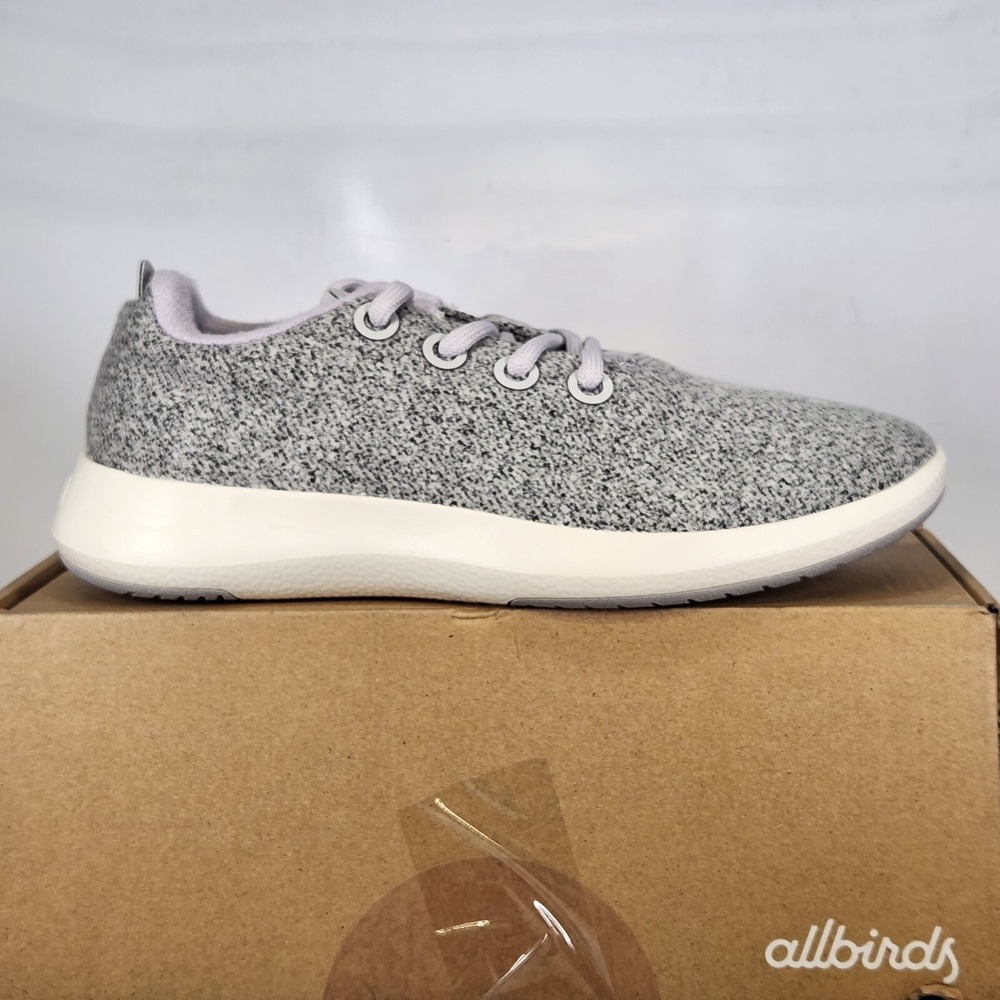 Allbirds Wool Runner Mizzle Sneaker Women Size 9 Light Grey Water Repellent
